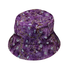 Mahjong Tiles Purple Anime Bucket Hat