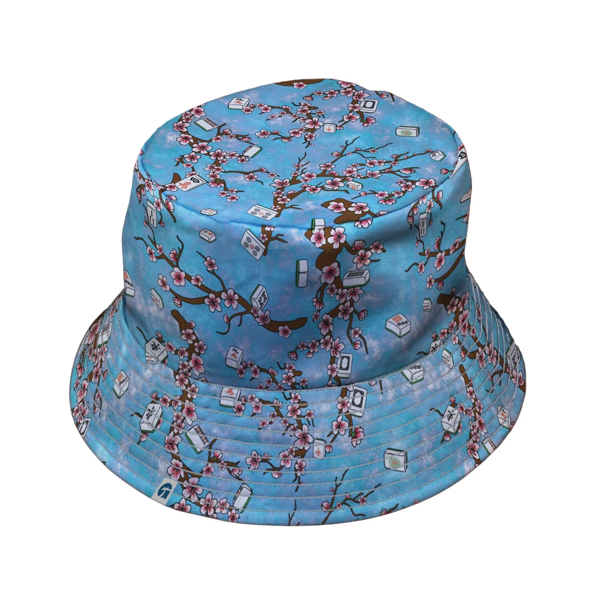 Mahjong Tiles Sunrise Anime Bucket Hat