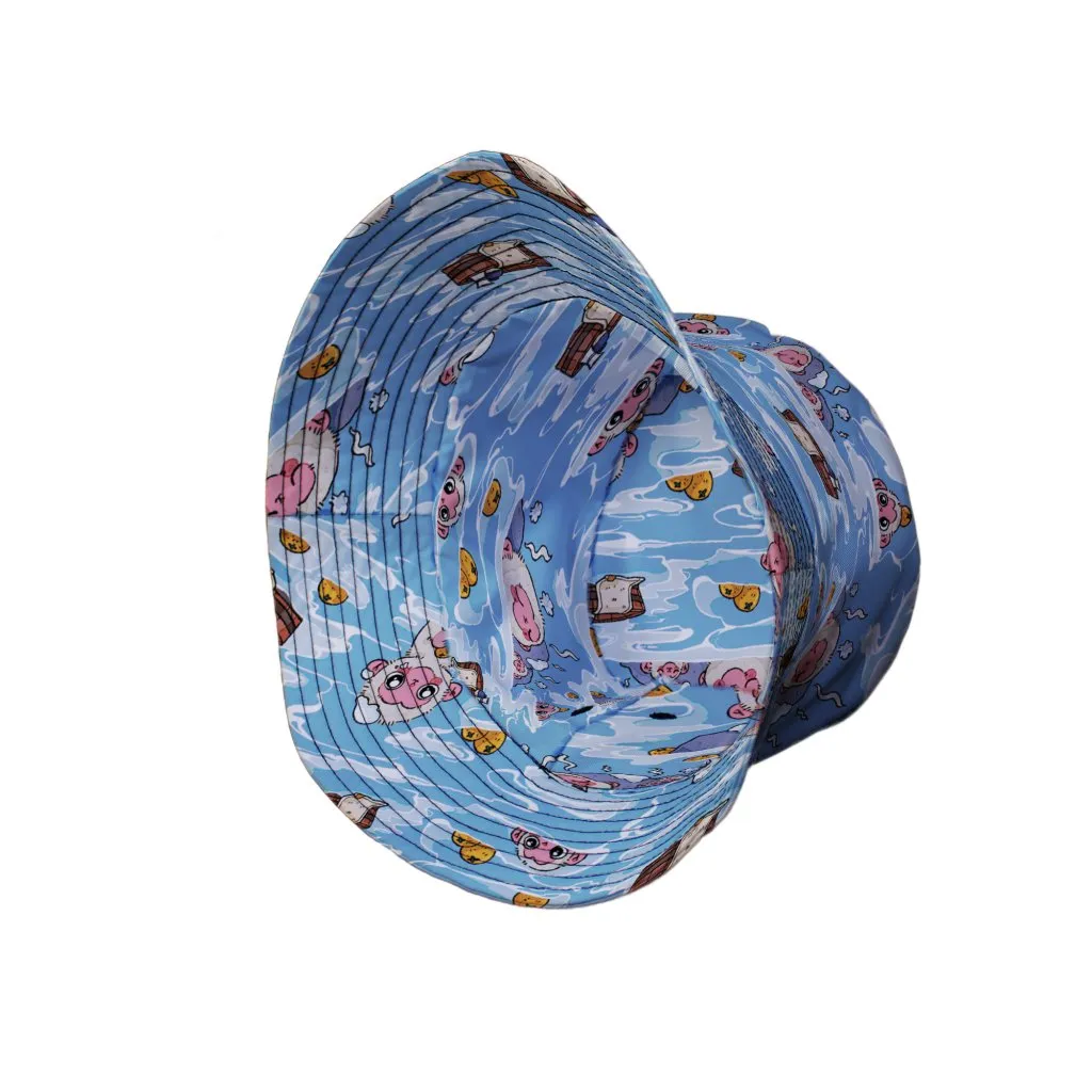 Onsen Snow Monkeys Bucket Hat