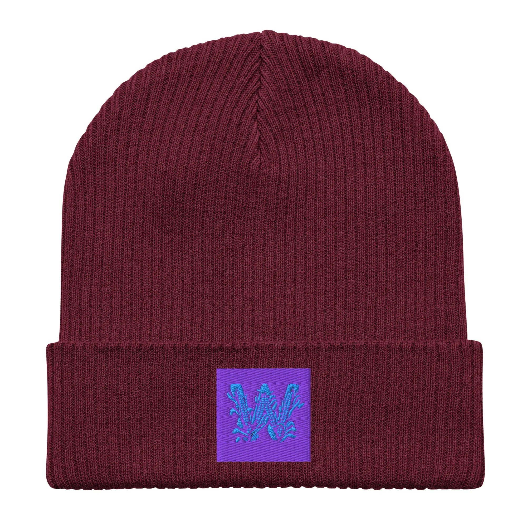 Organic ribbed beanie