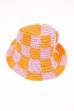 Pool Side Hat - Orange