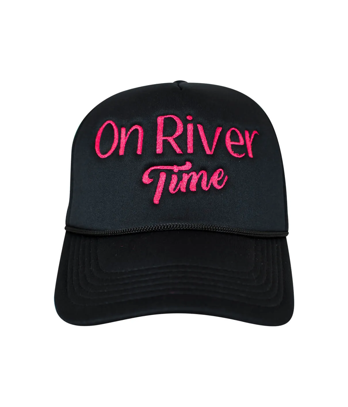 "On River Time" Foam Trucker Novelty Hat