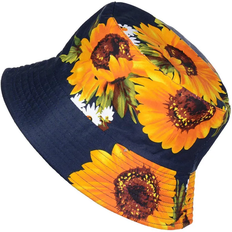 Reversible Printed Bucket hats Unisex