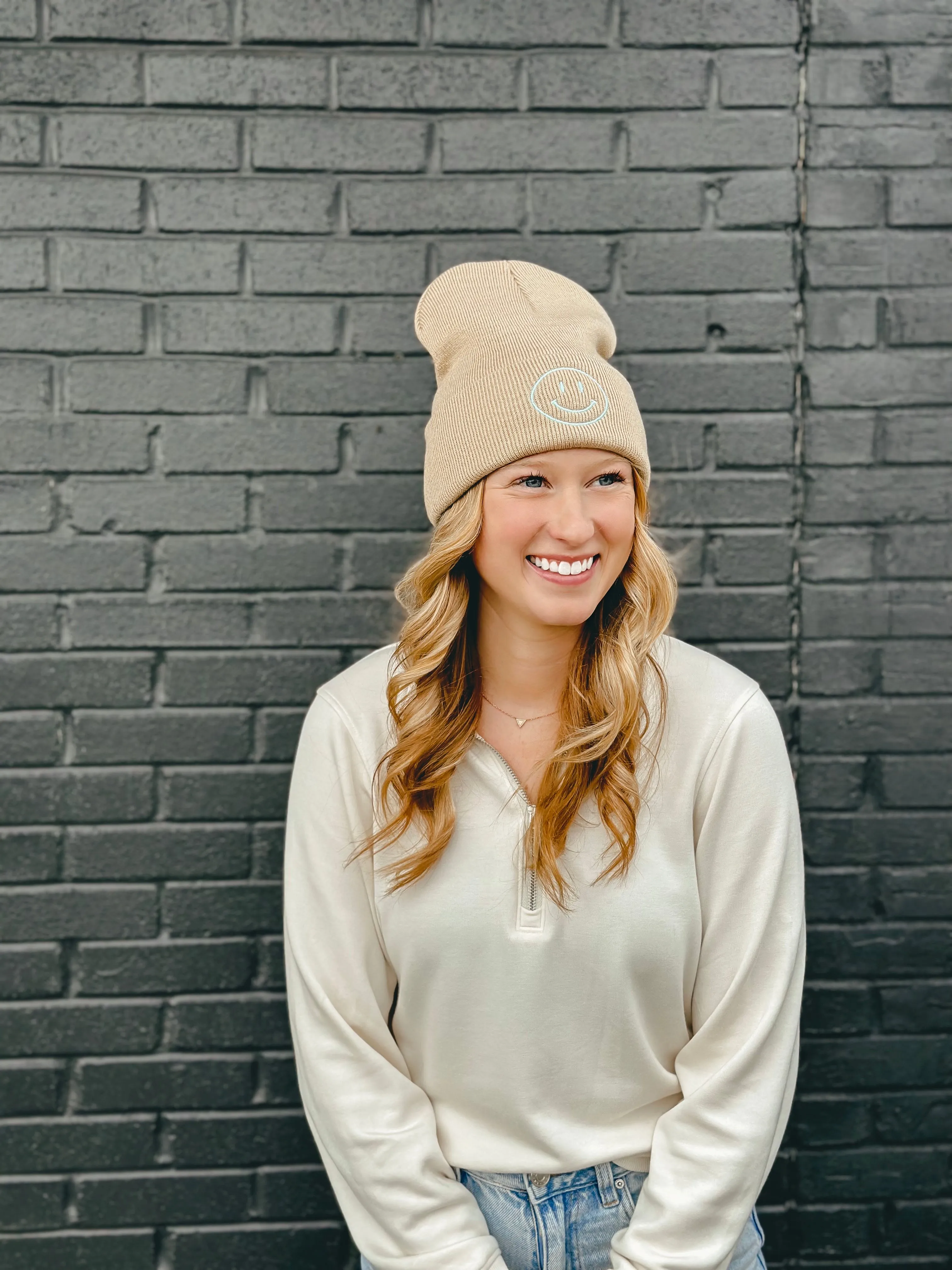 Smiley Face Beanie