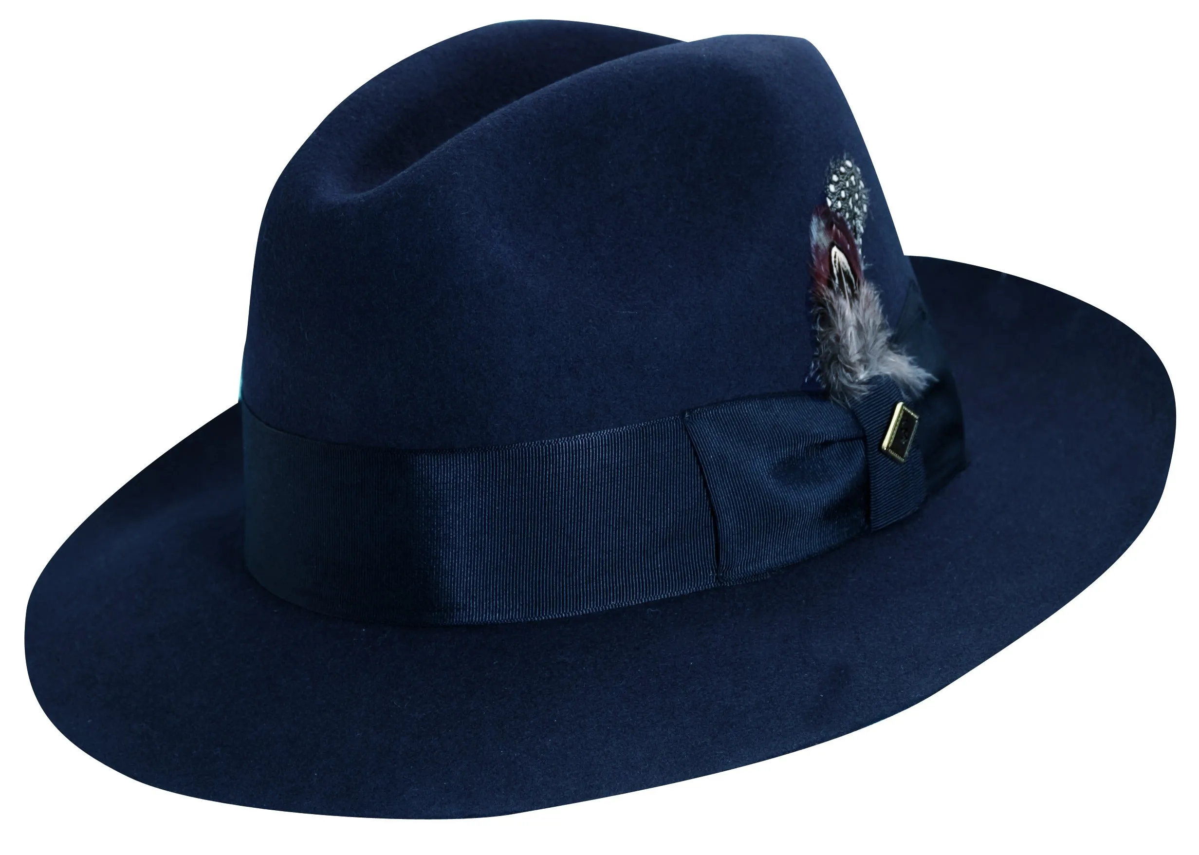 Stacy Adams Cleveland Premium Wool Center Dent Fedora