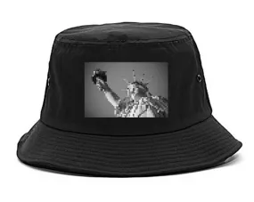 Statue Of Liberty Pixelated Bucket Hat