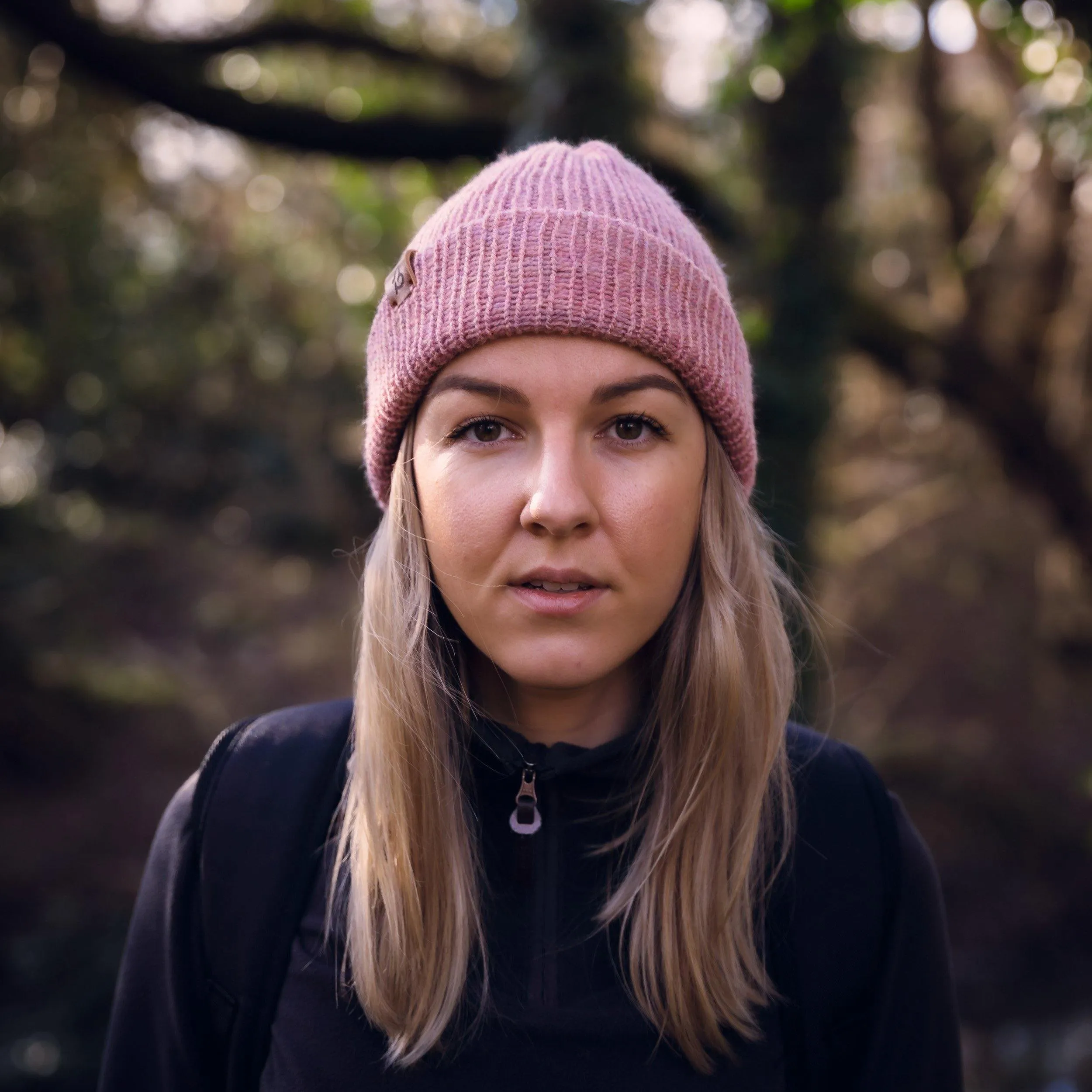 Stone Grey Wooly Beanie Hat