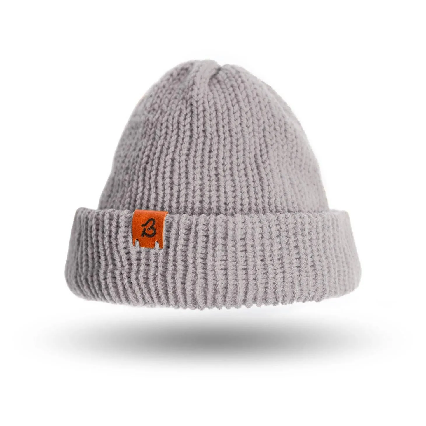 Stone Grey Wooly Beanie Hat