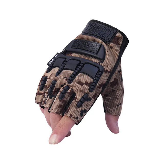 Tactical Fingerless Gloves