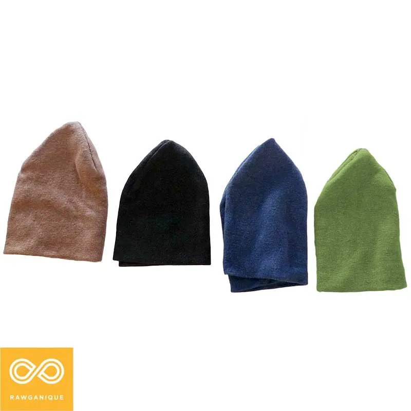 TALLAHASSEE 100% Organic Hemp Beanie Toque Hat (2-layer Jersey) (Unisex)