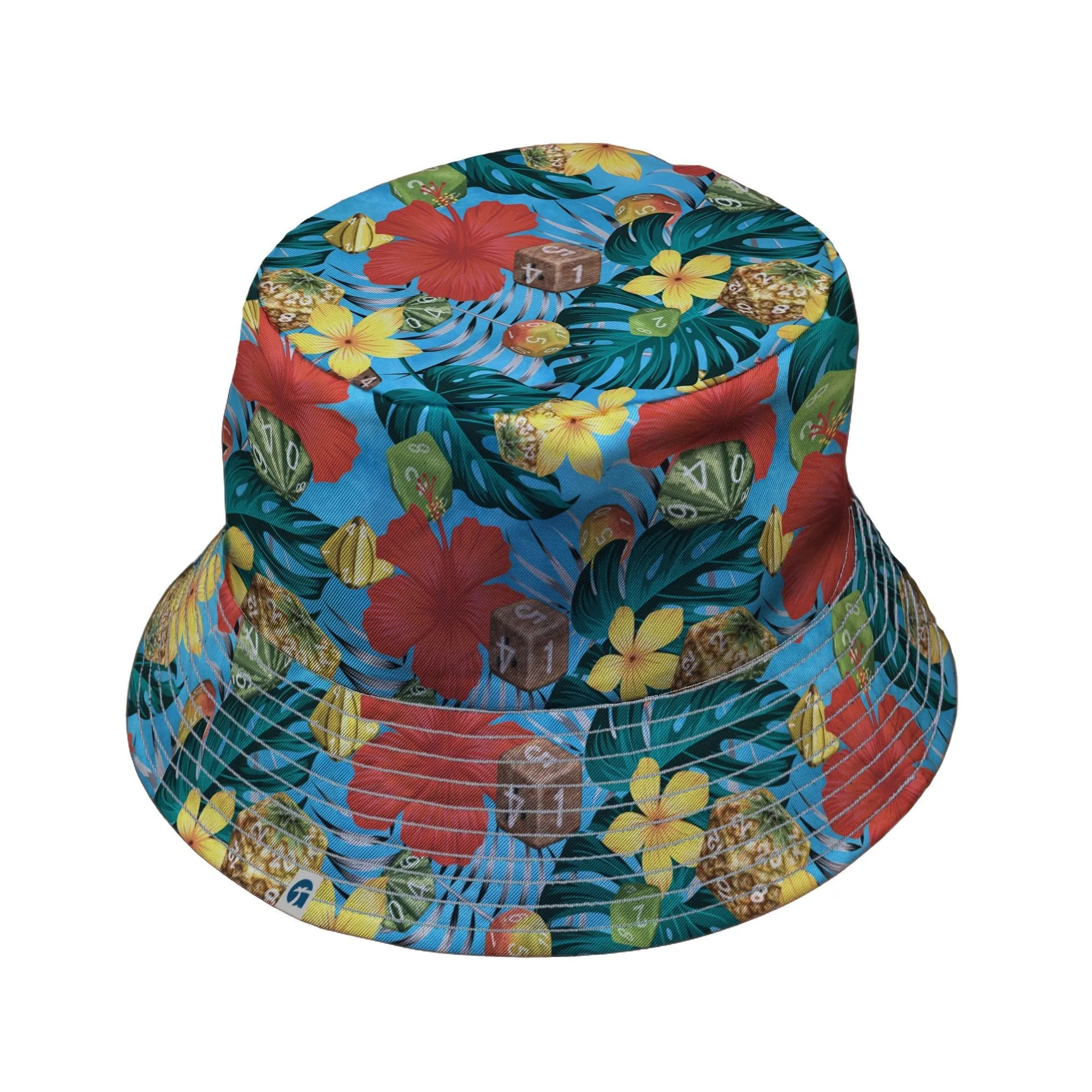 Tropical Fruit Dice Dnd Bucket Hat