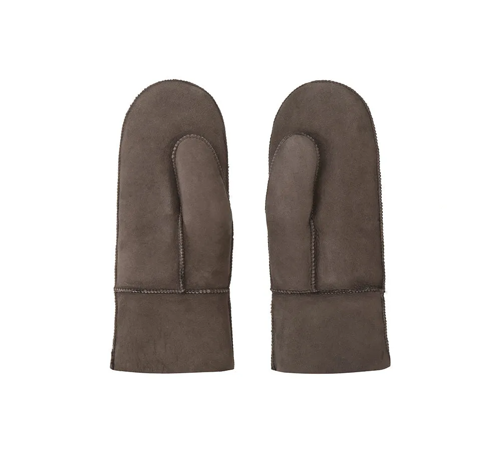 UGG Gloves Fluffy Sheepskin Wool Men Mittens