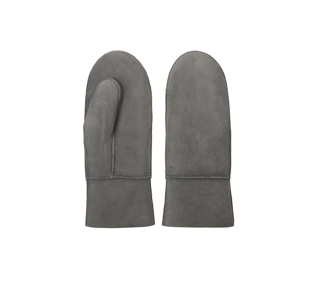 UGG Gloves Fluffy Sheepskin Wool Men Mittens