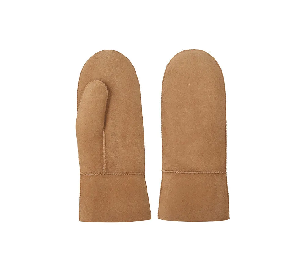 UGG Gloves Fluffy Sheepskin Wool Men Mittens