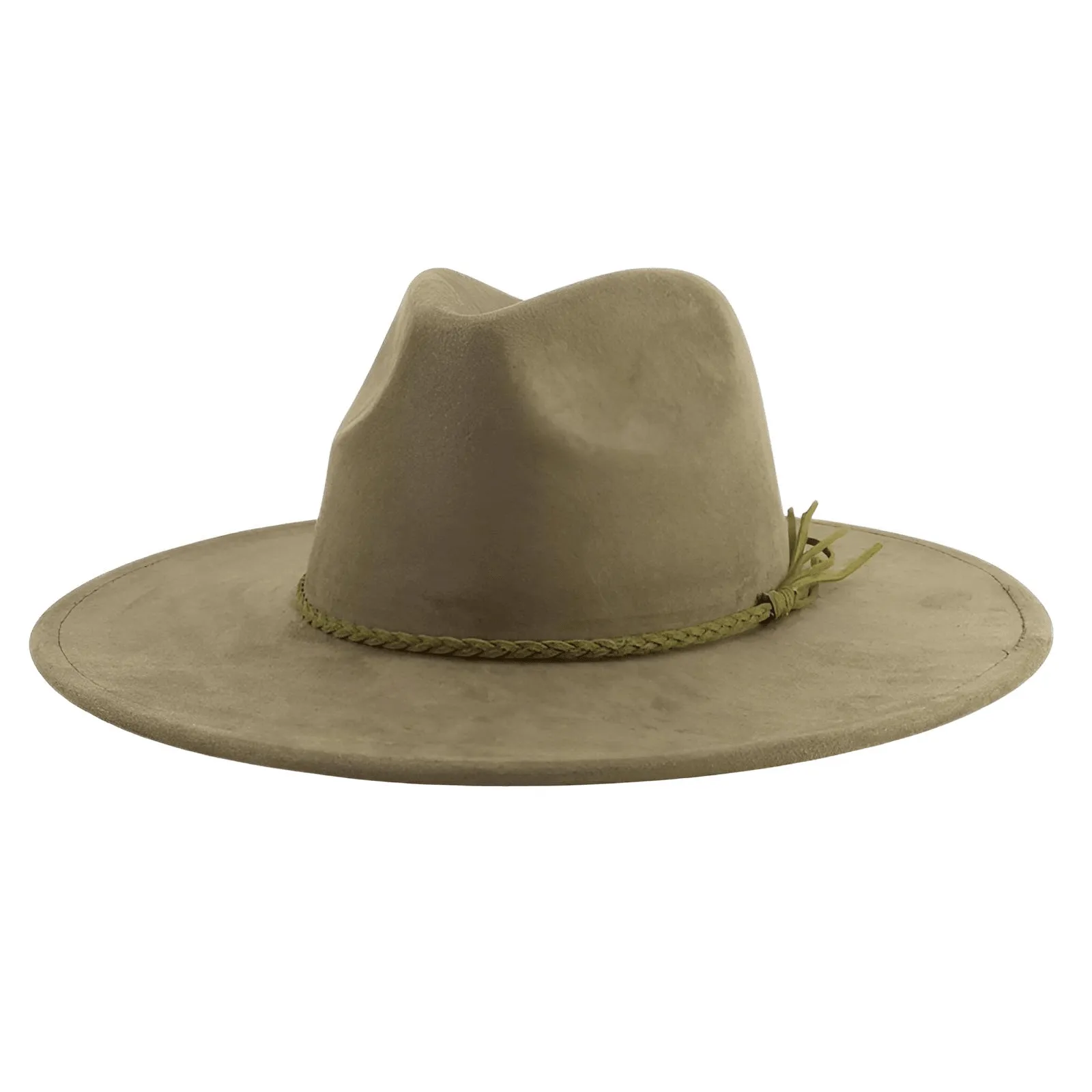 Unisex Suede Wide Brim Fedora - In 30 Colors!