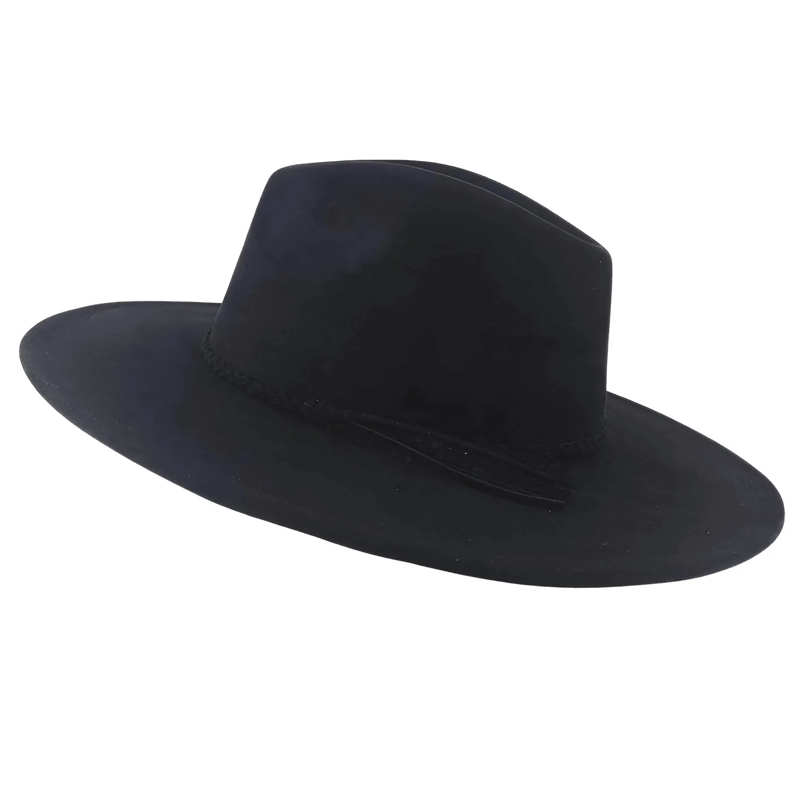 Unisex Suede Wide Brim Fedora - In 30 Colors!