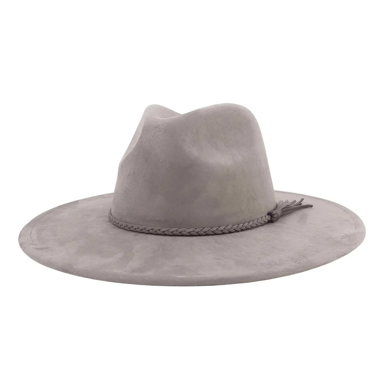 Unisex Suede Wide Brim Fedora - In 30 Colors!