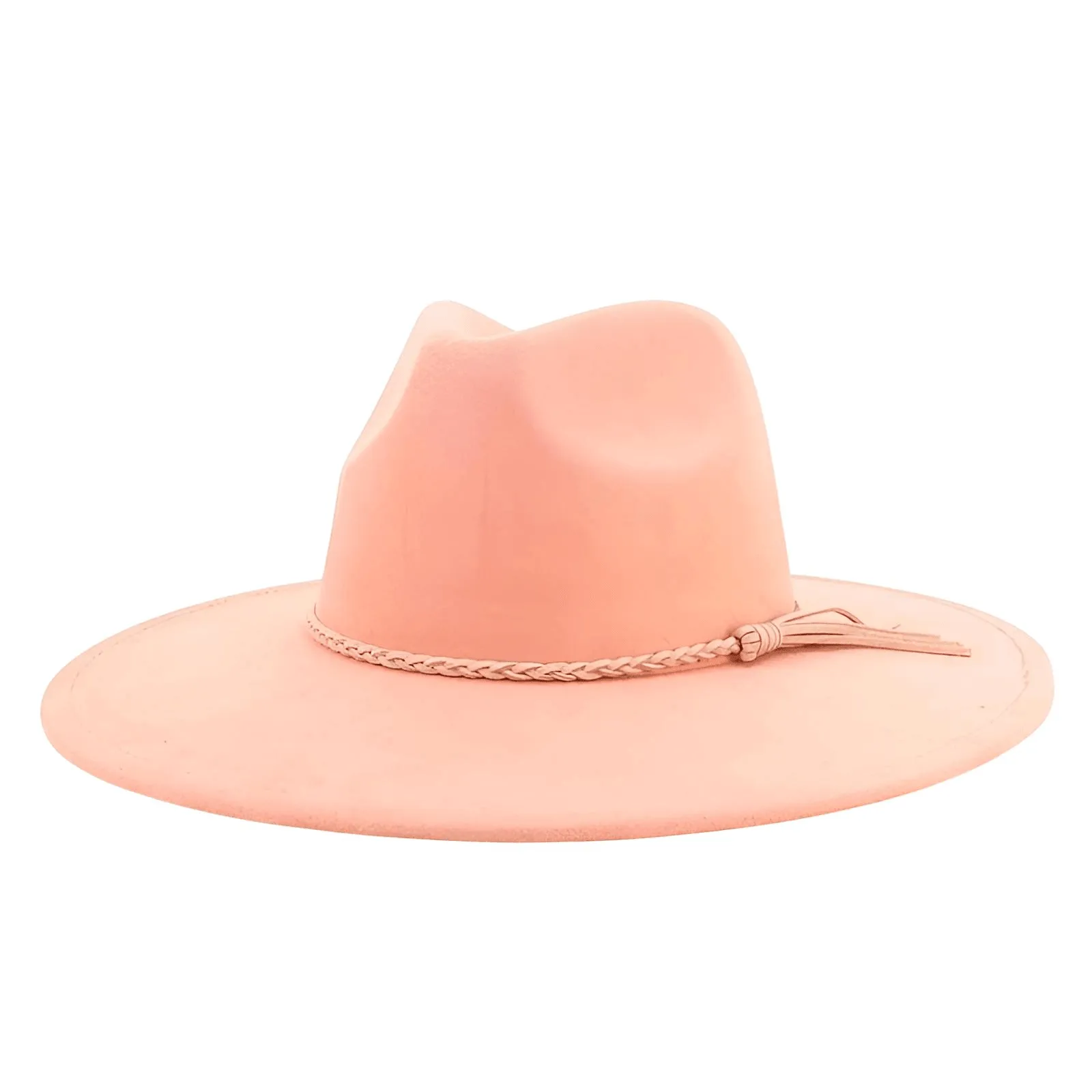 Unisex Suede Wide Brim Fedora - In 30 Colors!