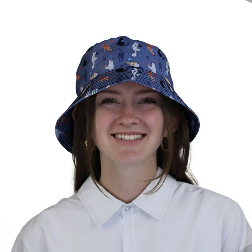 Video Game Cats Light Bucket Hat